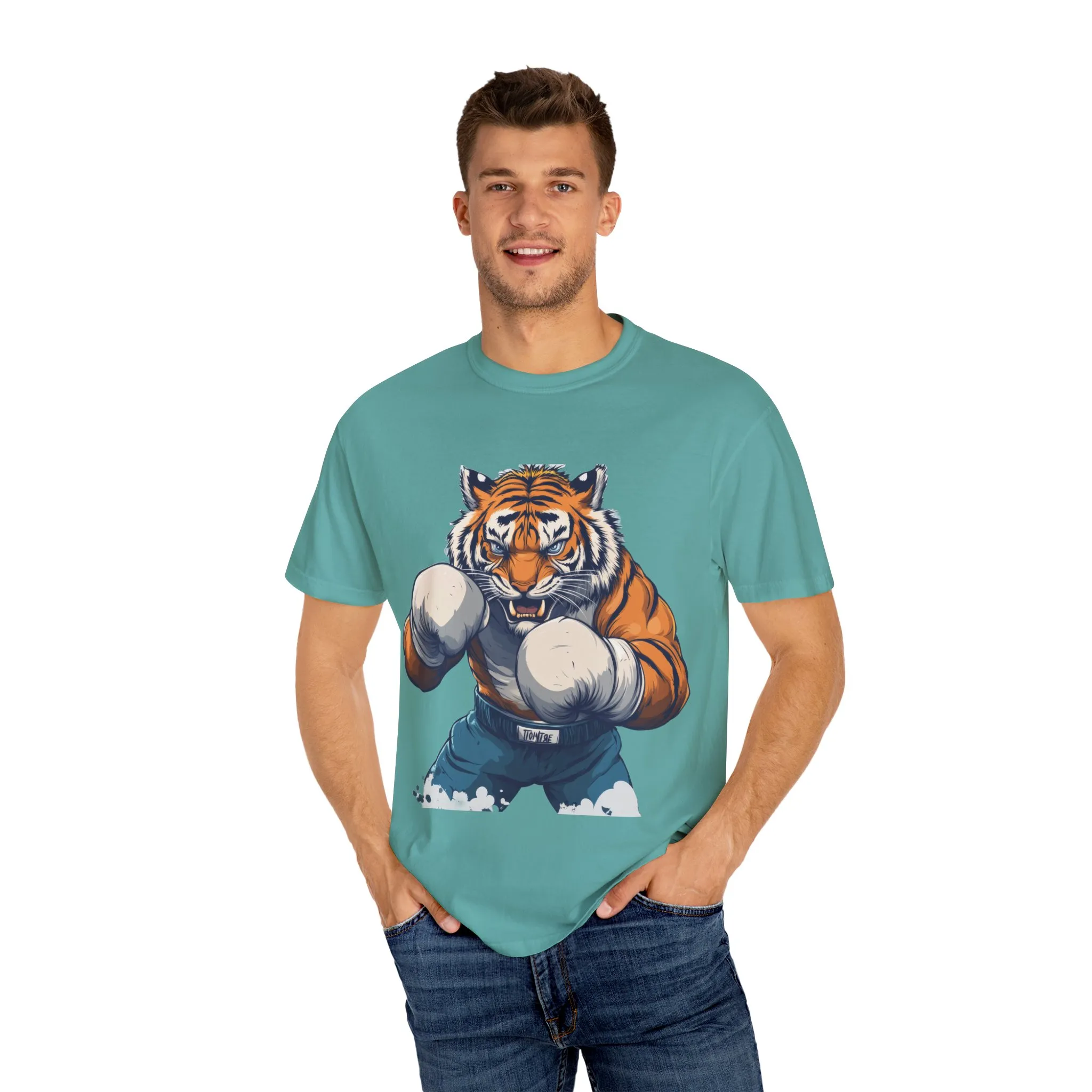 Fierce Tiger Graphic Unisex T-Shirt - Bold Boxing Design - Image 18