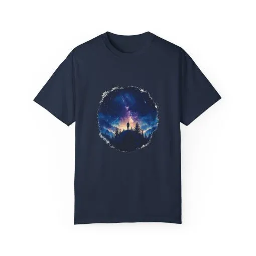 Galactic Night Unisex Garment-Dyed T-Shirt - Cosmic Adventure Tee - Image 21