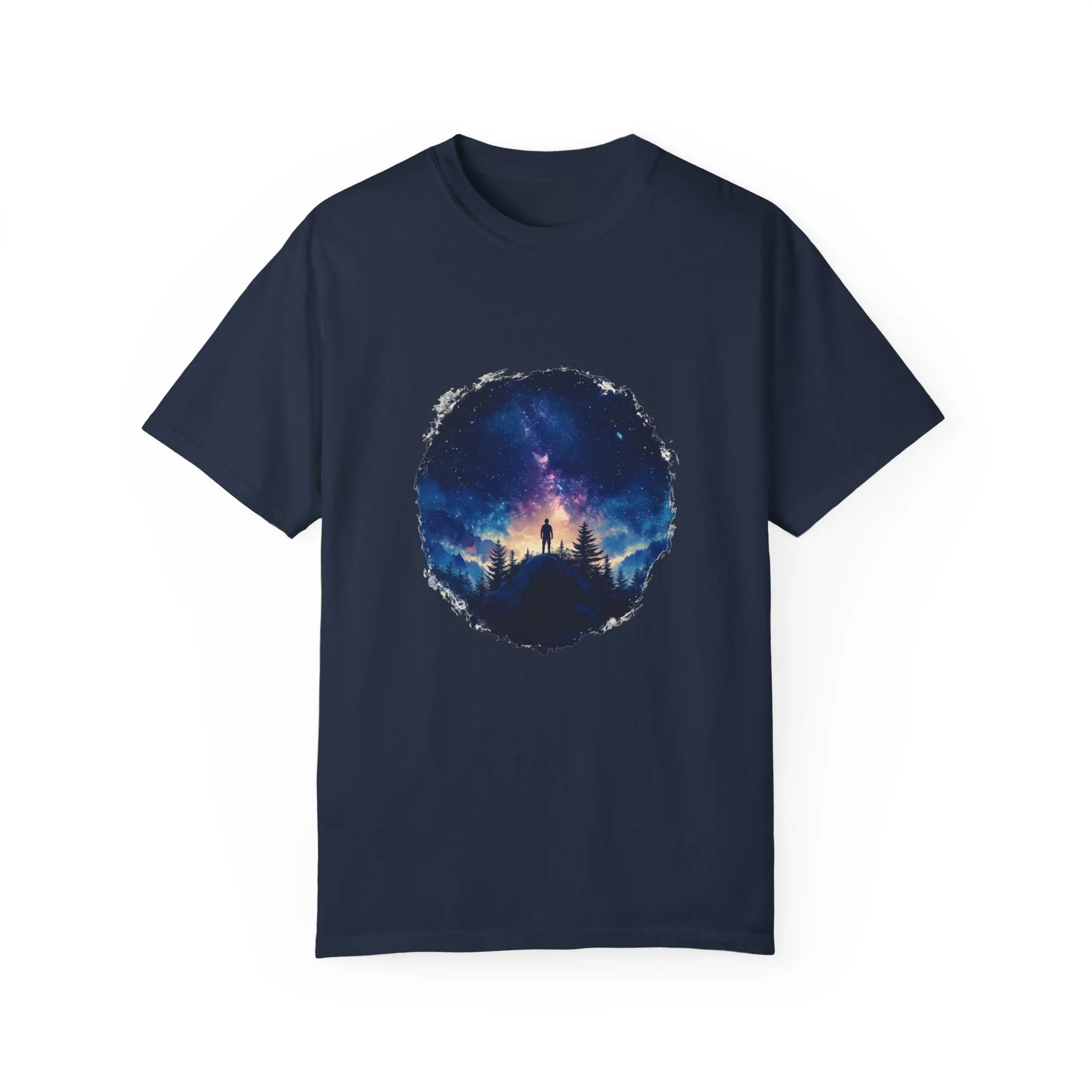 Galactic Night Unisex Garment-Dyed T-Shirt - Cosmic Adventure Tee - Image 21