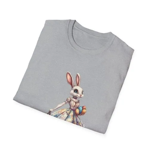 Easter Bunny Softstyle Unisex T-Shirt - Cute Spring Design for Holiday Celebrations - Image 18