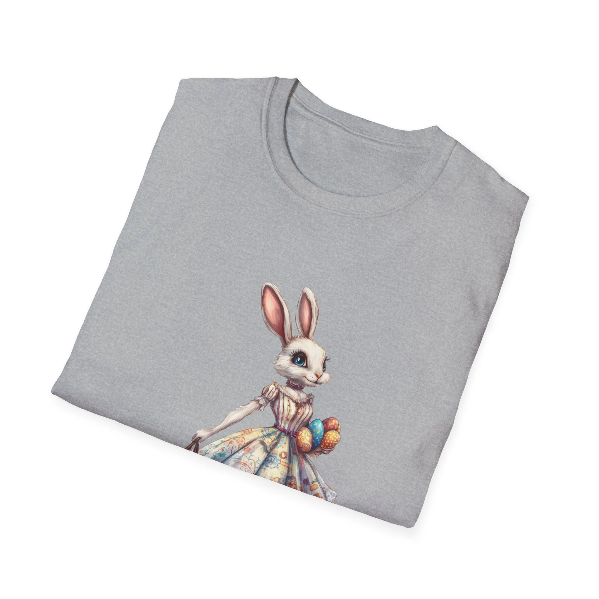 Easter Bunny Softstyle Unisex T-Shirt - Cute Spring Design for Holiday Celebrations - Image 18