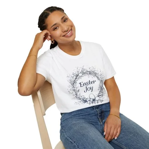 Easter Joy Unisex Softstyle T-Shirt - Perfect for Spring Celebrations - Image 5