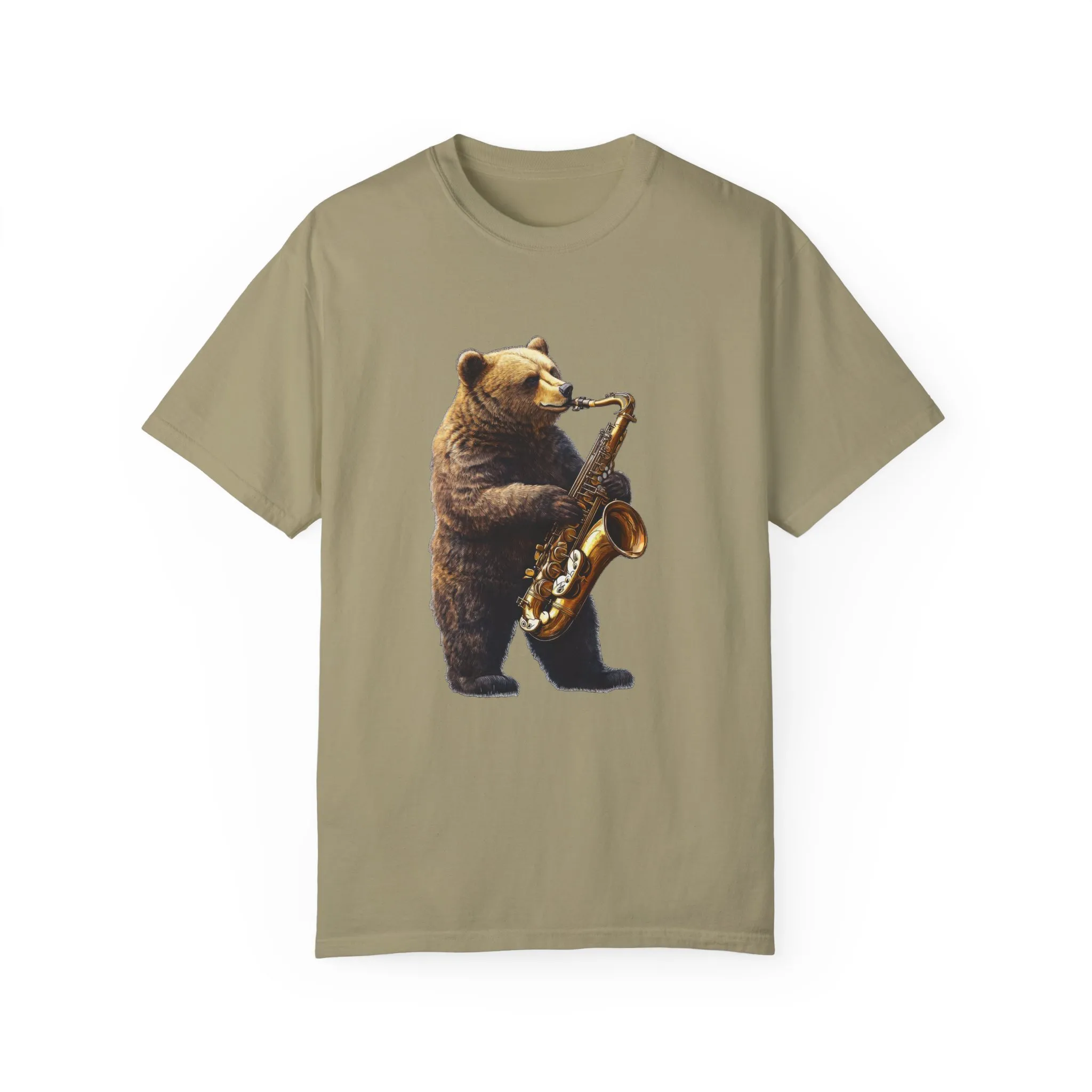 Jazz Bear Unisex Garment-Dyed T-Shirt