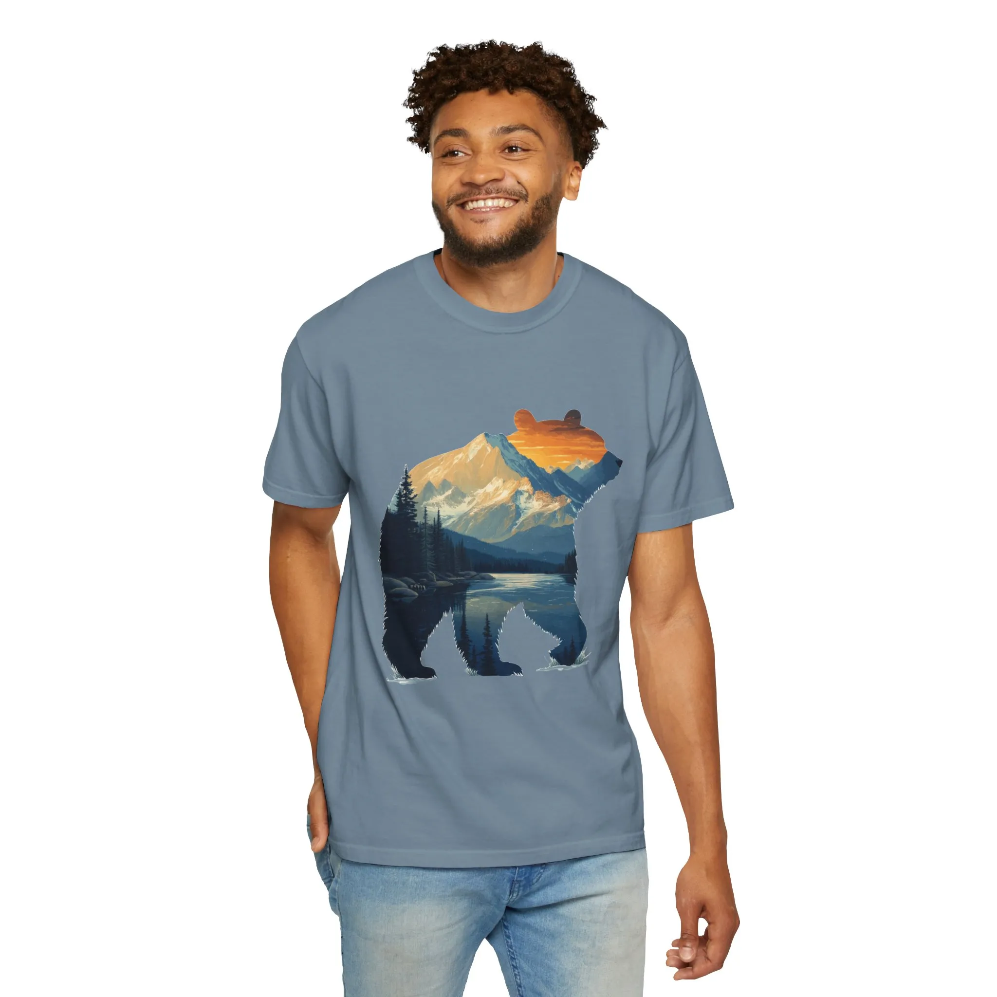 Mountain Bear Graphic T-Shirt | Nature Lover Apparel - Image 28