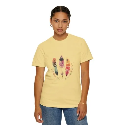 Boho Feather Graphic Unisex T-Shirt - Perfect for Nature Lovers & Casual Outfits - Image 20
