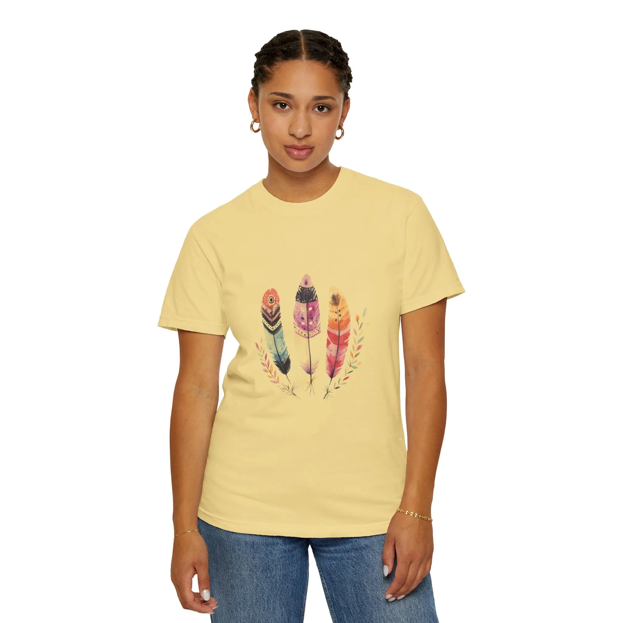 Boho Feather Graphic Unisex T-Shirt - Perfect for Nature Lovers & Casual Outfits - Image 20
