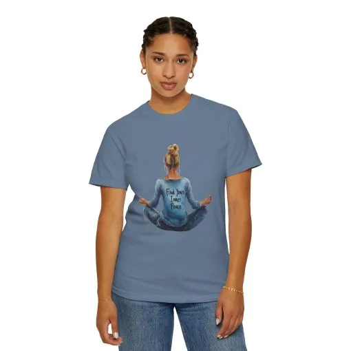 Find Your Inner Peace Unisex Garment-Dyed T-Shirt - Image 23