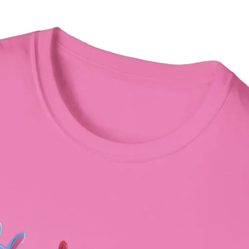 Easter Joy Unisex Softstyle T-Shirt - Spring Floral Design - Image 47