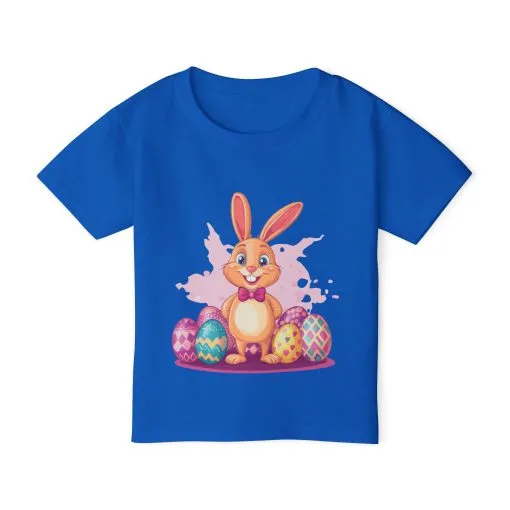 Easter Bunny Toddler T-Shirt - Cute Kids Cotton Tee - Image 4