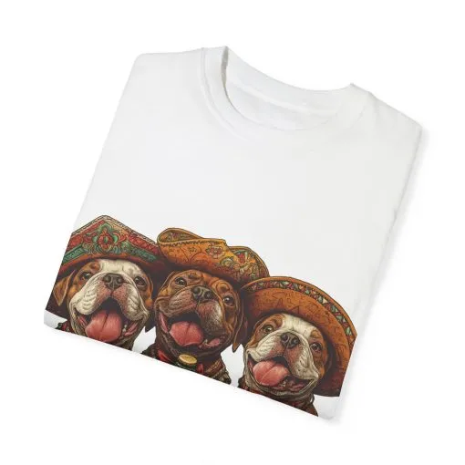 Funny Pug Party T-Shirt - Unisex Garment-Dyed Tee for Dog Lovers - Image 6