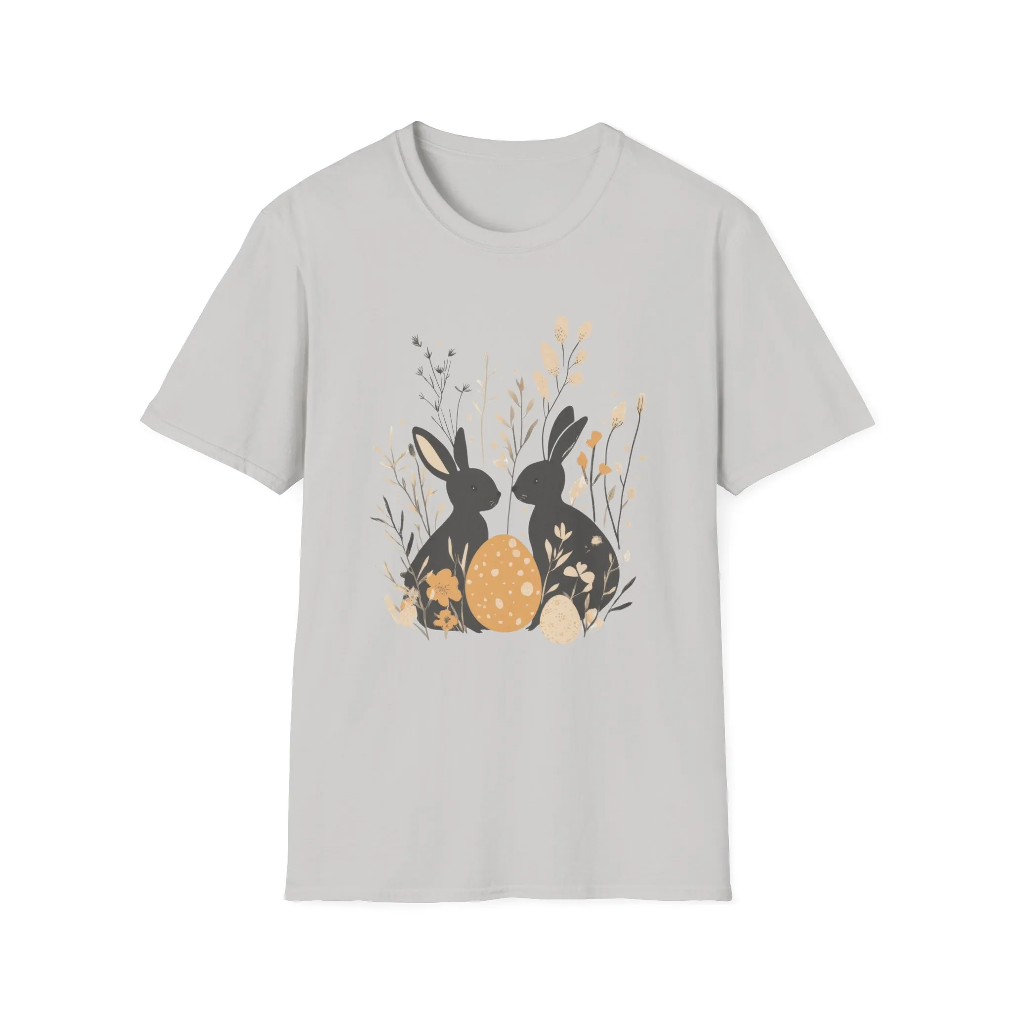 Easter Bunny Floral T-Shirt | Unisex Spring Apparel - Image 7