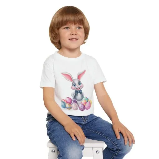 Easter Bunny Toddler T-Shirt | Cute Cotton Tee for Kids - Image 5