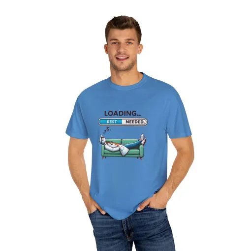 Loading Rest Needed Unisex Garment-Dyed T-Shirt - Image 35