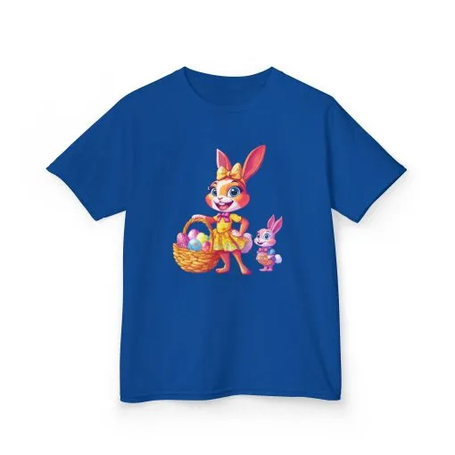 Easter Bunny Kids Tee - Cute Cotton T-Shirt for Spring Celebrations - Image 23