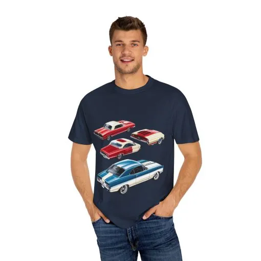 Classic Muscle Car Graphic Unisex T-Shirt – Perfect Gift for Auto Enthusiasts & Retro Lovers