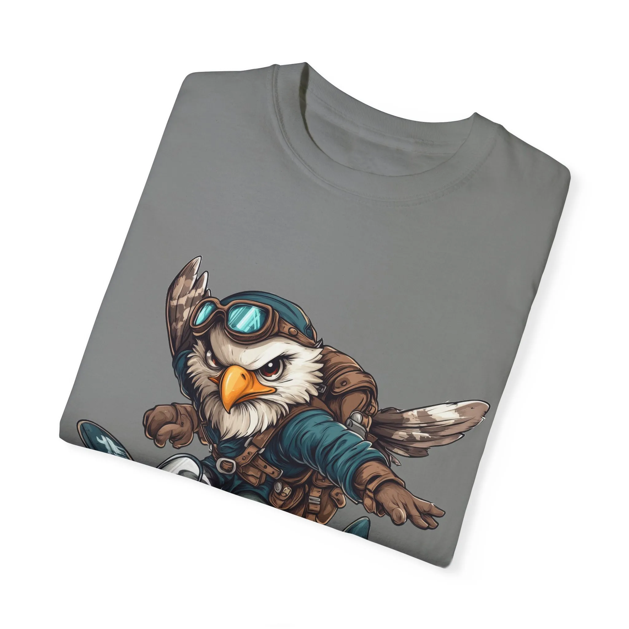 Adventure Owl Unisex Garment-Dyed T-Shirt - Perfect for Flyers and Animal Lovers - Image 14