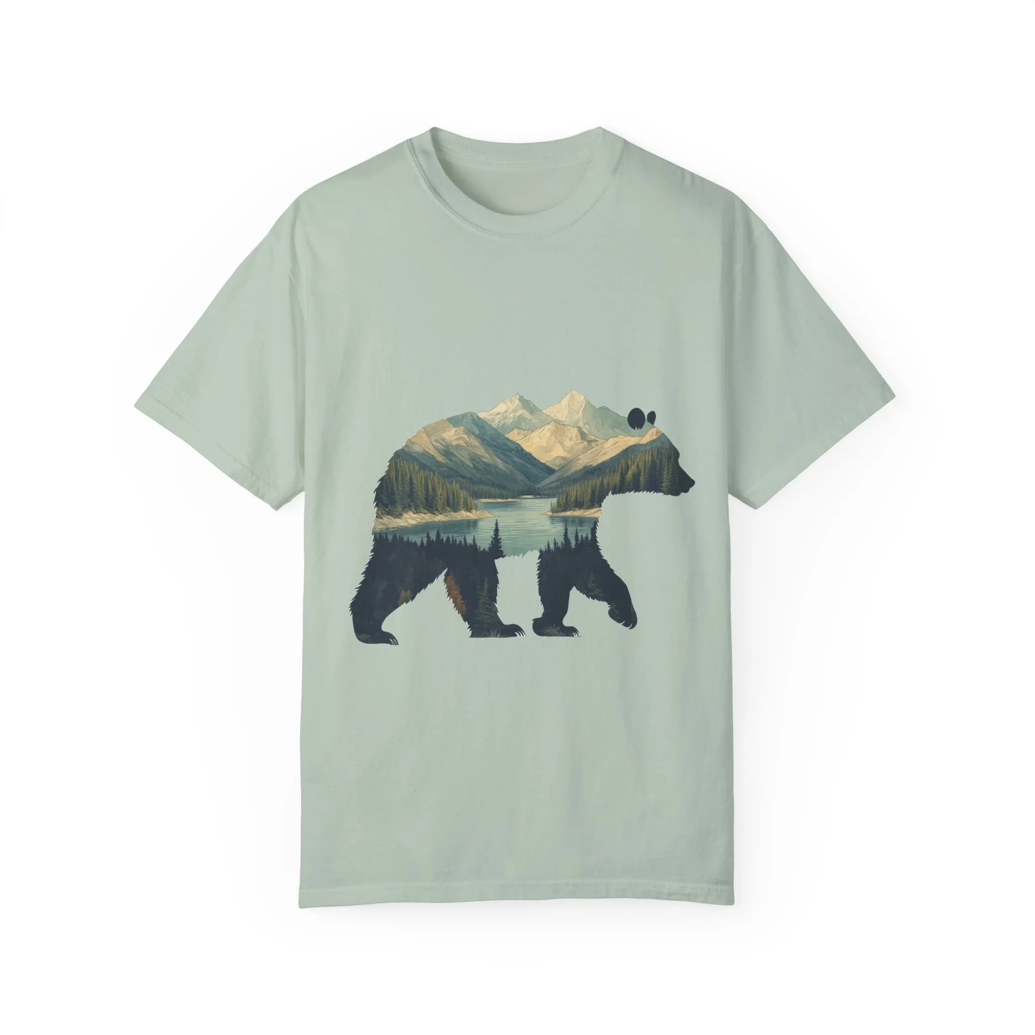 Nature-Inspired Bear Graphic Unisex T-Shirt - Image 13