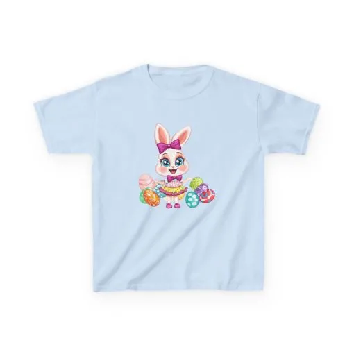 Easter Bunny Kids Tee - Cute Cotton T-Shirt for Spring Celebrations - Image 10