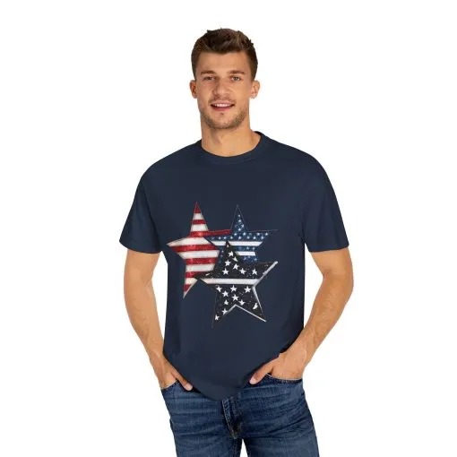 Patriotic Star Spangled Unisex T-Shirt - Image 19