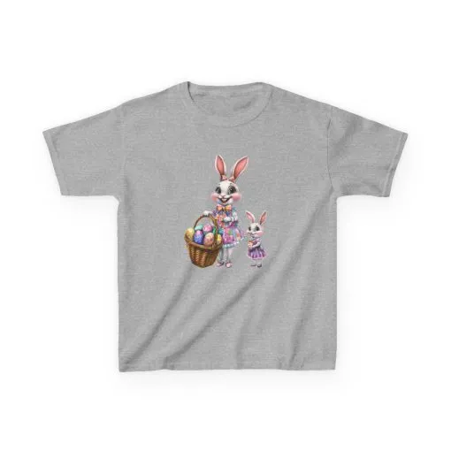 Easter Bunny Kids Tee - Adorable Rabbit Design for Spring Celebrations - Image 10