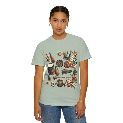 Unisex Garment-Dyed T-Shirt with Vibrant Musical Design | Perfect for Music Lovers & Festivals - Image 32