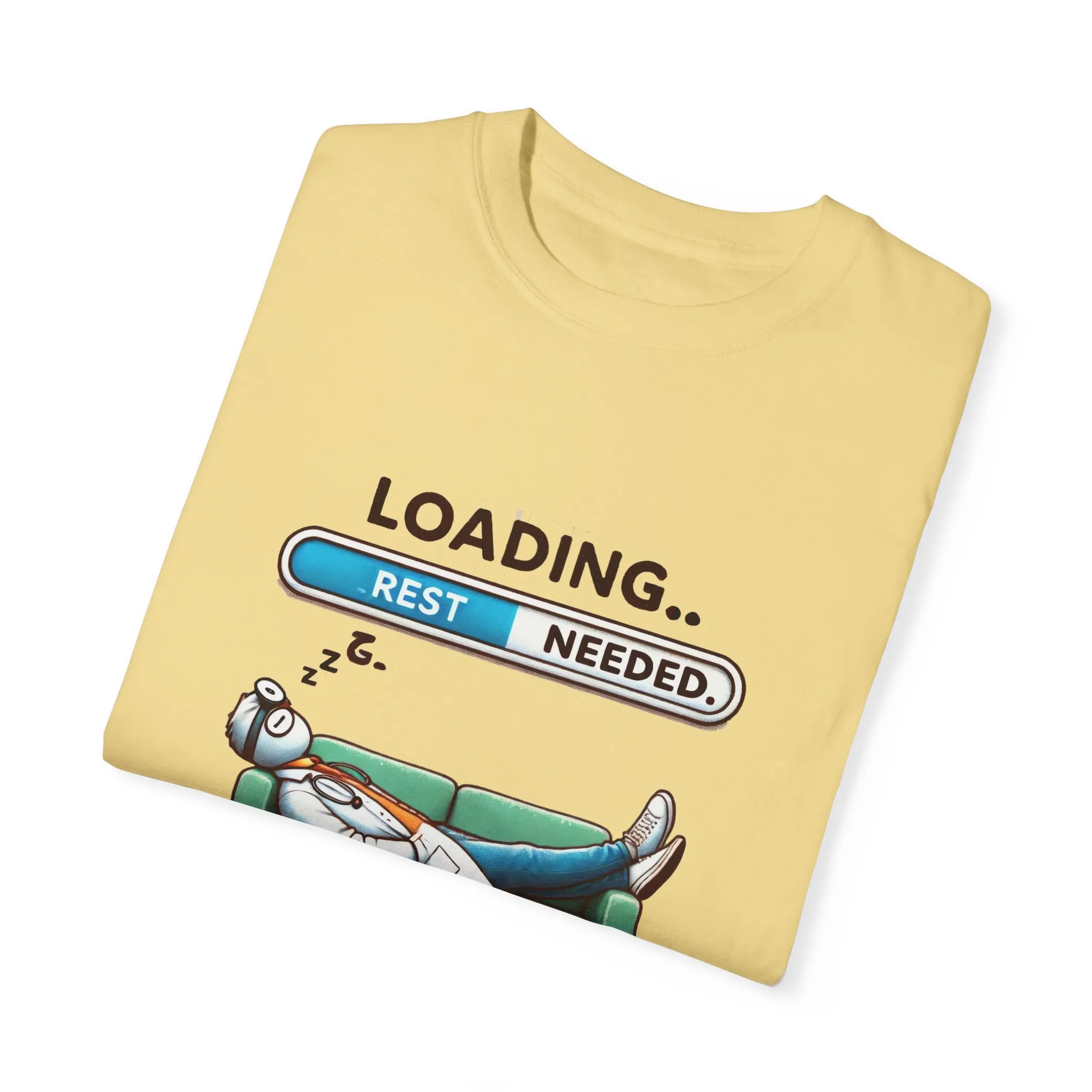 Loading Rest Needed Unisex Garment-Dyed T-Shirt - Image 14