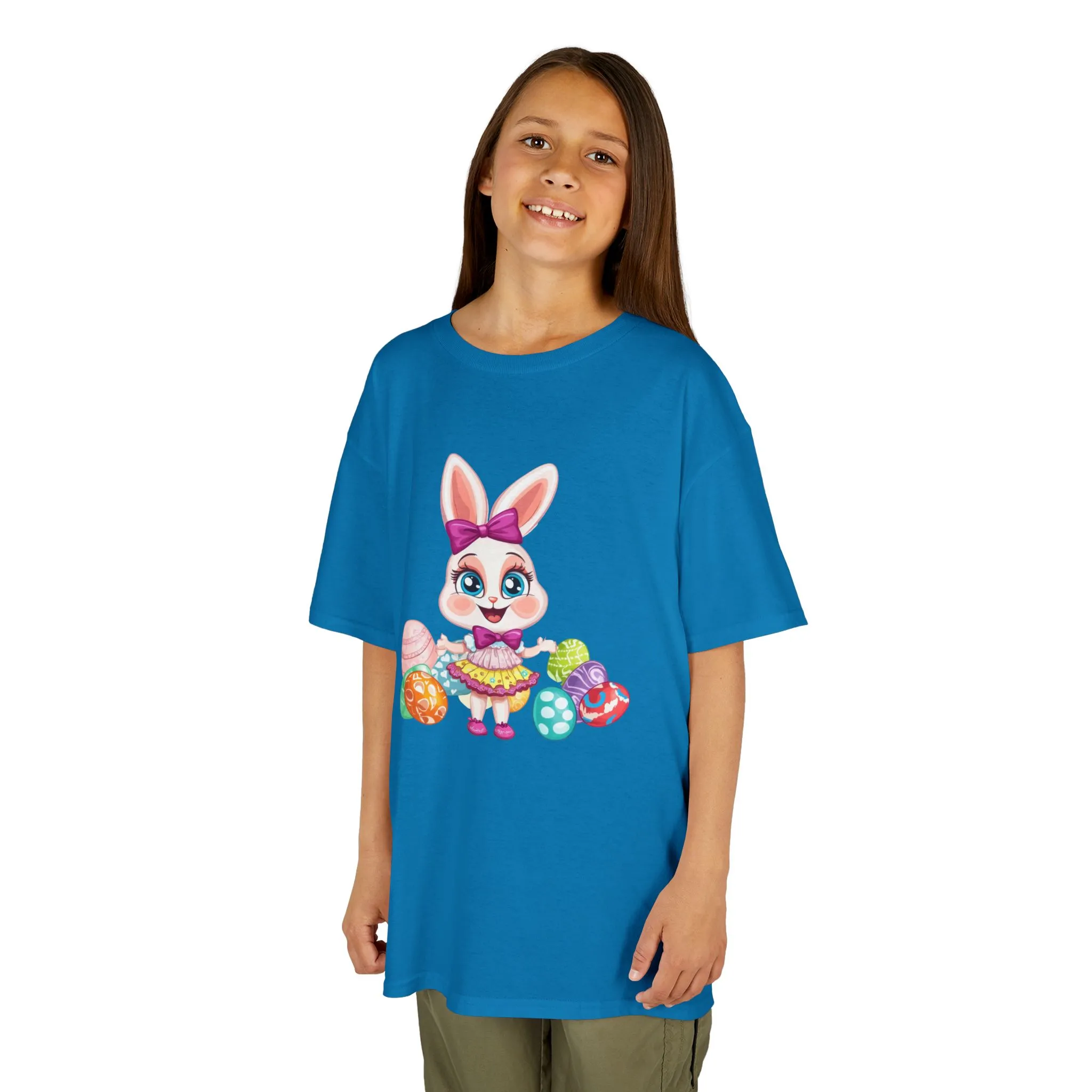 Easter Bunny Kids Tee - Cute Cotton T-Shirt for Spring Celebrations - Image 15