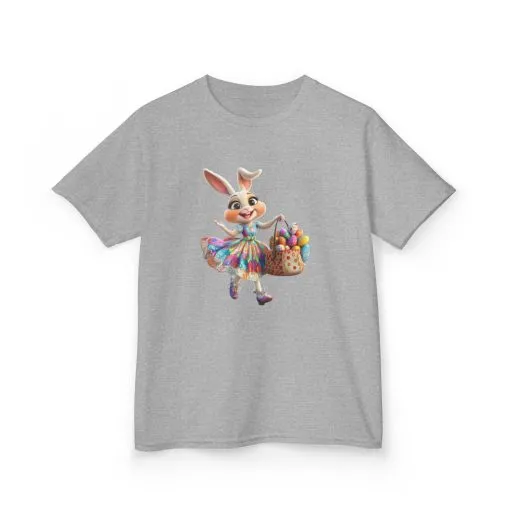 Easter Bunny Kids Tee - Cute Cotton T-Shirt for Spring Celebrations - Image 8