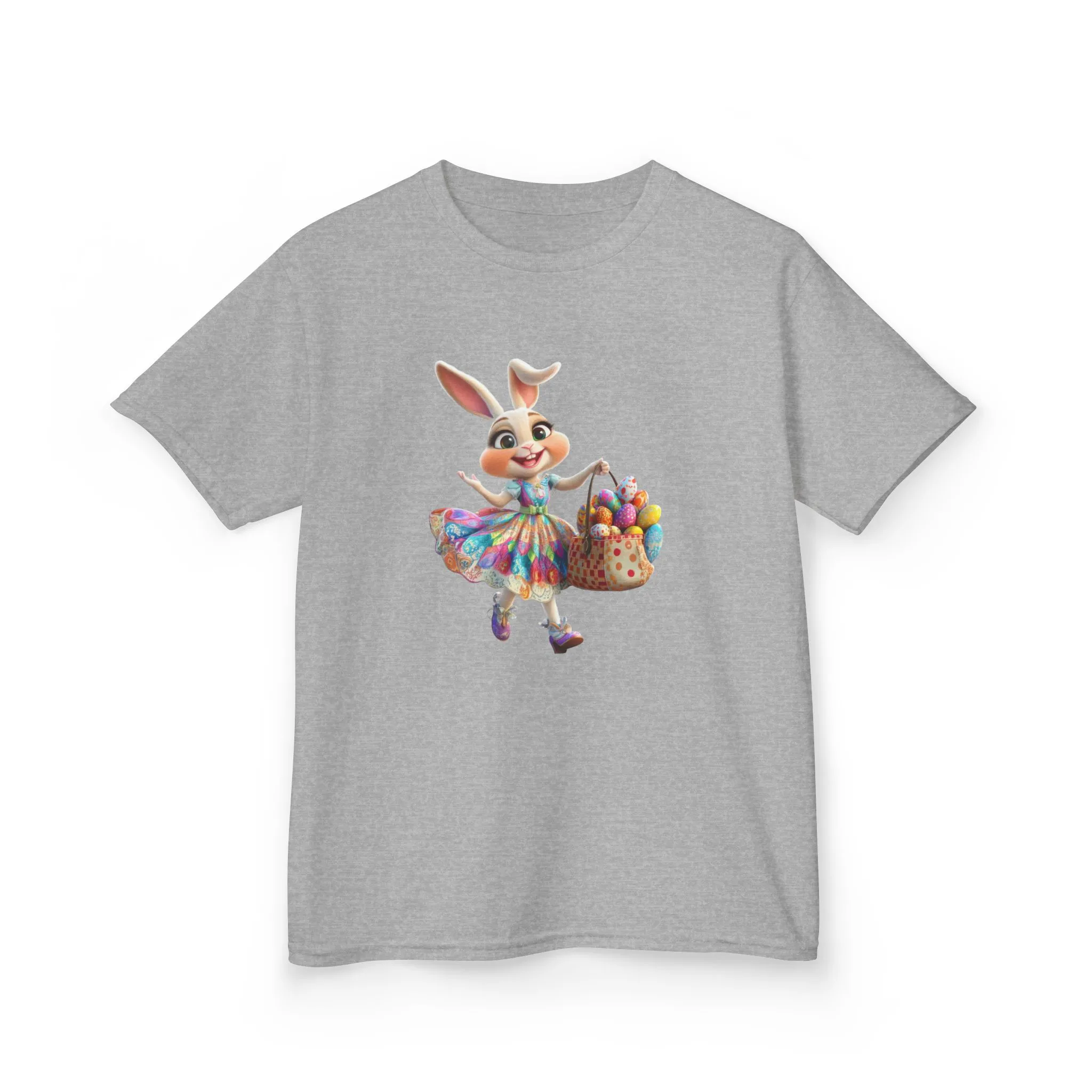 Easter Bunny Kids Tee - Cute Cotton T-Shirt for Spring Celebrations - Image 8