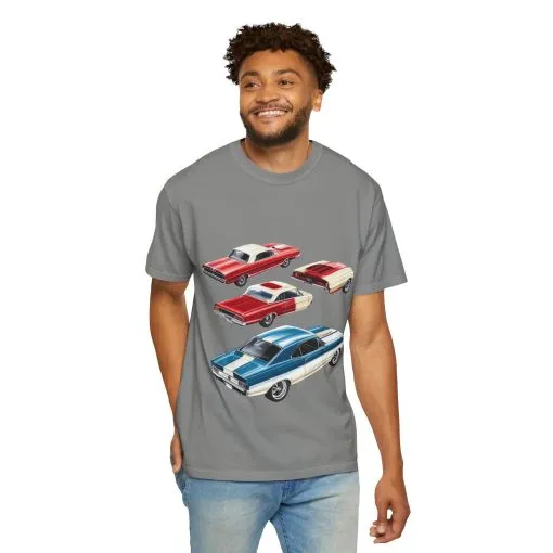 Classic Muscle Car Graphic Unisex T-Shirt – Perfect Gift for Auto Enthusiasts & Retro Lovers - Image 20