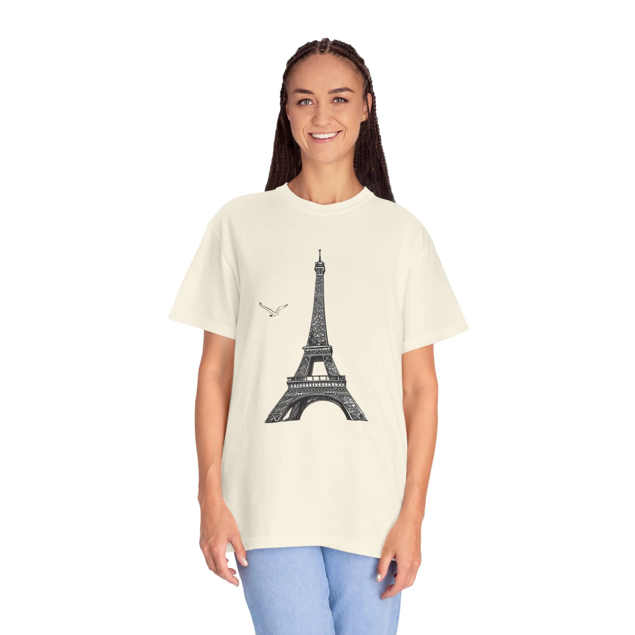 Eiffel Tower Graphic Unisex T-Shirt - Parisian Style Tee - Image 4