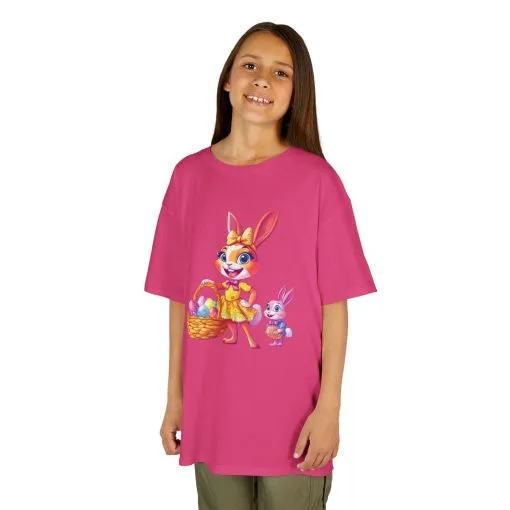 Easter Bunny Kids Tee - Cute Cotton T-Shirt for Spring Celebrations - Image 33