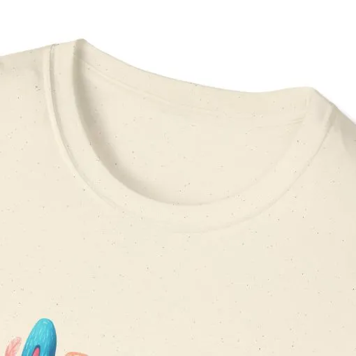 Happy Easter Unisex Softstyle T-Shirt - Fun Spring Bunny Design - Image 12