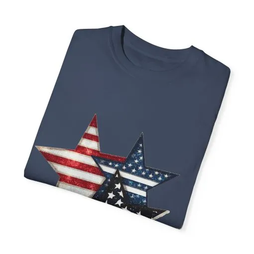 Patriotic Star Spangled Unisex T-Shirt - Image 10