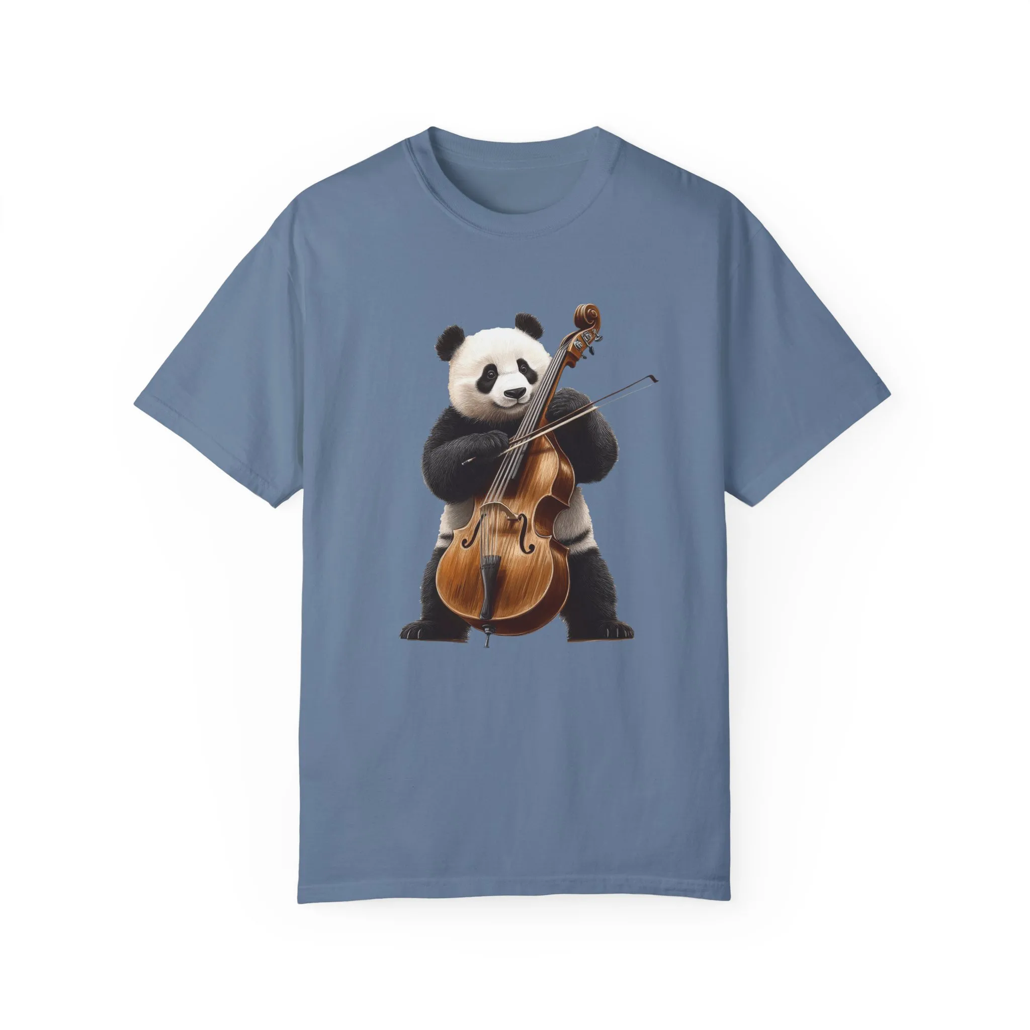 Cute Panda Playing Cello Unisex T-Shirt - Funny Animal Graphic Tee - Image 29