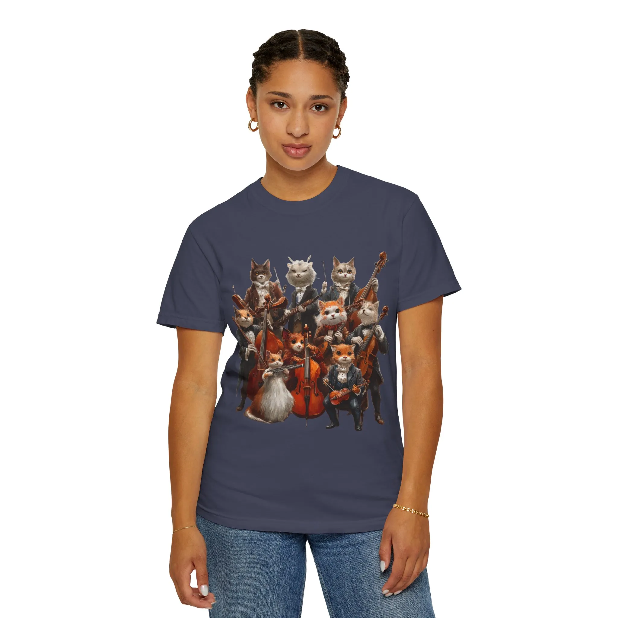 Whimsical Cat Orchestra Unisex T-Shirt - Perfect Gift for Animal Lovers - Image 47