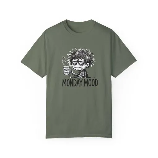 Unisex 'Monday Mood' Garment-Dyed T-Shirt - Perfect for Casual Days - Image 14