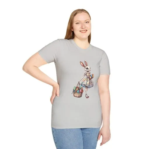 Easter Bunny Softstyle Unisex T-Shirt - Cute Spring Design for Holiday Celebrations - Image 14