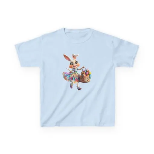 Easter Bunny Kids Tee - Cute Cotton T-Shirt for Spring Celebrations - Image 16