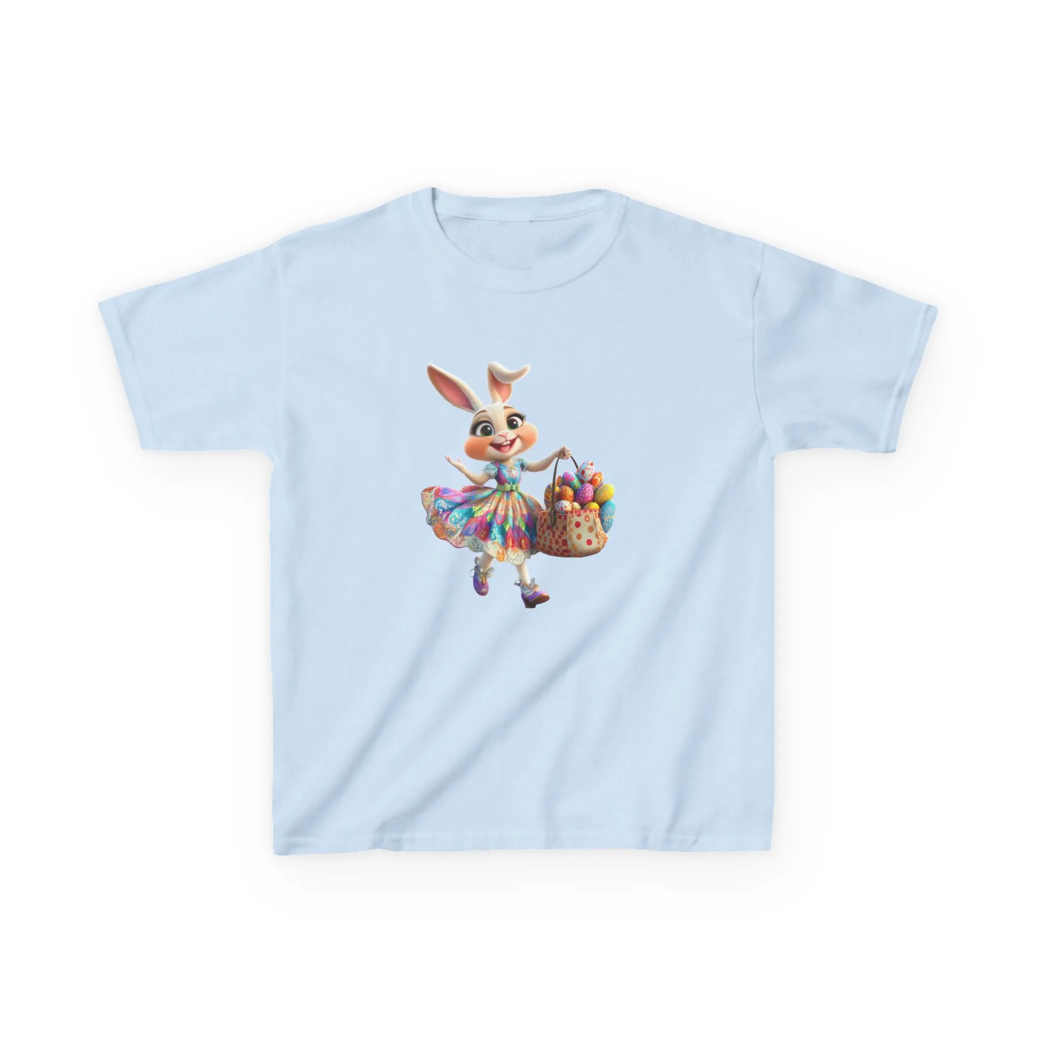 Easter Bunny Kids Tee - Cute Cotton T-Shirt for Spring Celebrations - Image 16