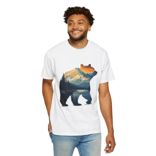 Mountain Bear Graphic T-Shirt | Nature Lover Apparel - Image 8