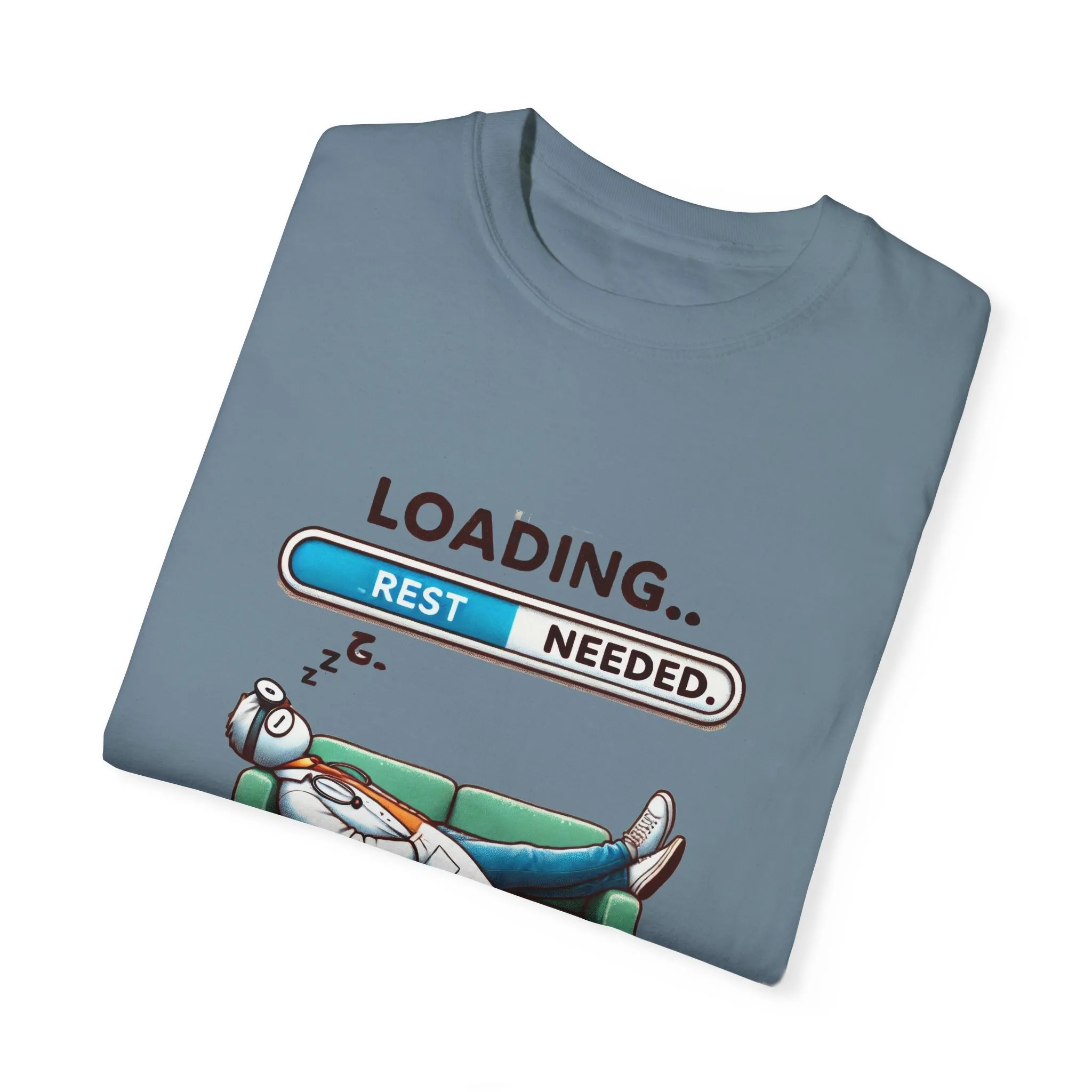 Loading Rest Needed Unisex Garment-Dyed T-Shirt - Image 30