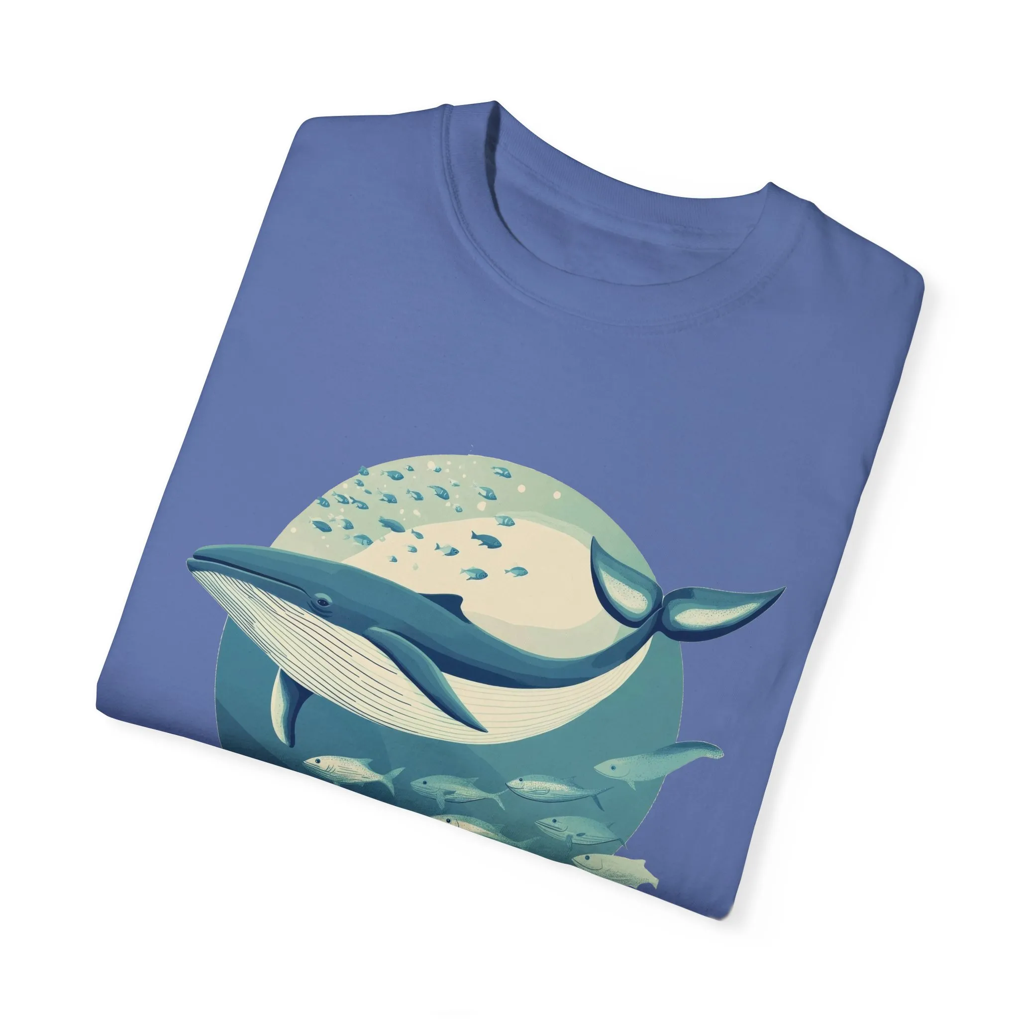 Whale Watching Unisex Garment-Dyed T-Shirt | Ocean Lover's Tee - Image 22