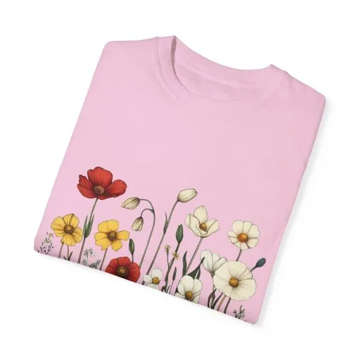 Floral Garden Unisex T-Shirt | Eco-Friendly, Casual Style for Spring & Summer - Image 26