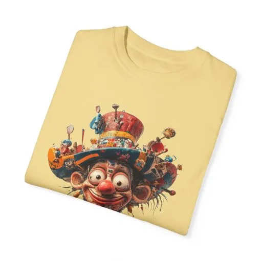 Whimsical Artist Unisex Garment-Dyed T-Shirt - Colorful Character Design - Image 24