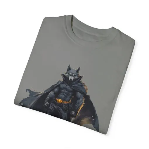 Heroic Wolf T-Shirt | Unisex Garment-Dyed Tee for Animal Lovers & Comic Fans - Image 30