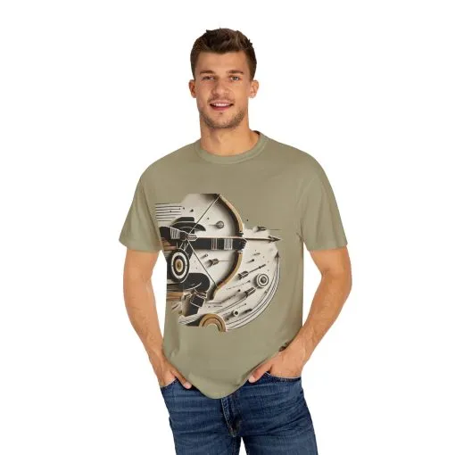 Retro-Inspired Unisex Garment-Dyed T-Shirt - Vintage Graphic Design - Image 15