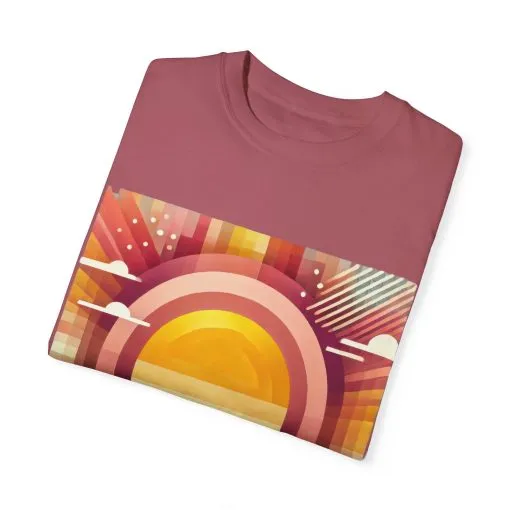 Retro Sunset Unisex T-Shirt - Beach Vibes Tee for Summer Adventures - Image 30