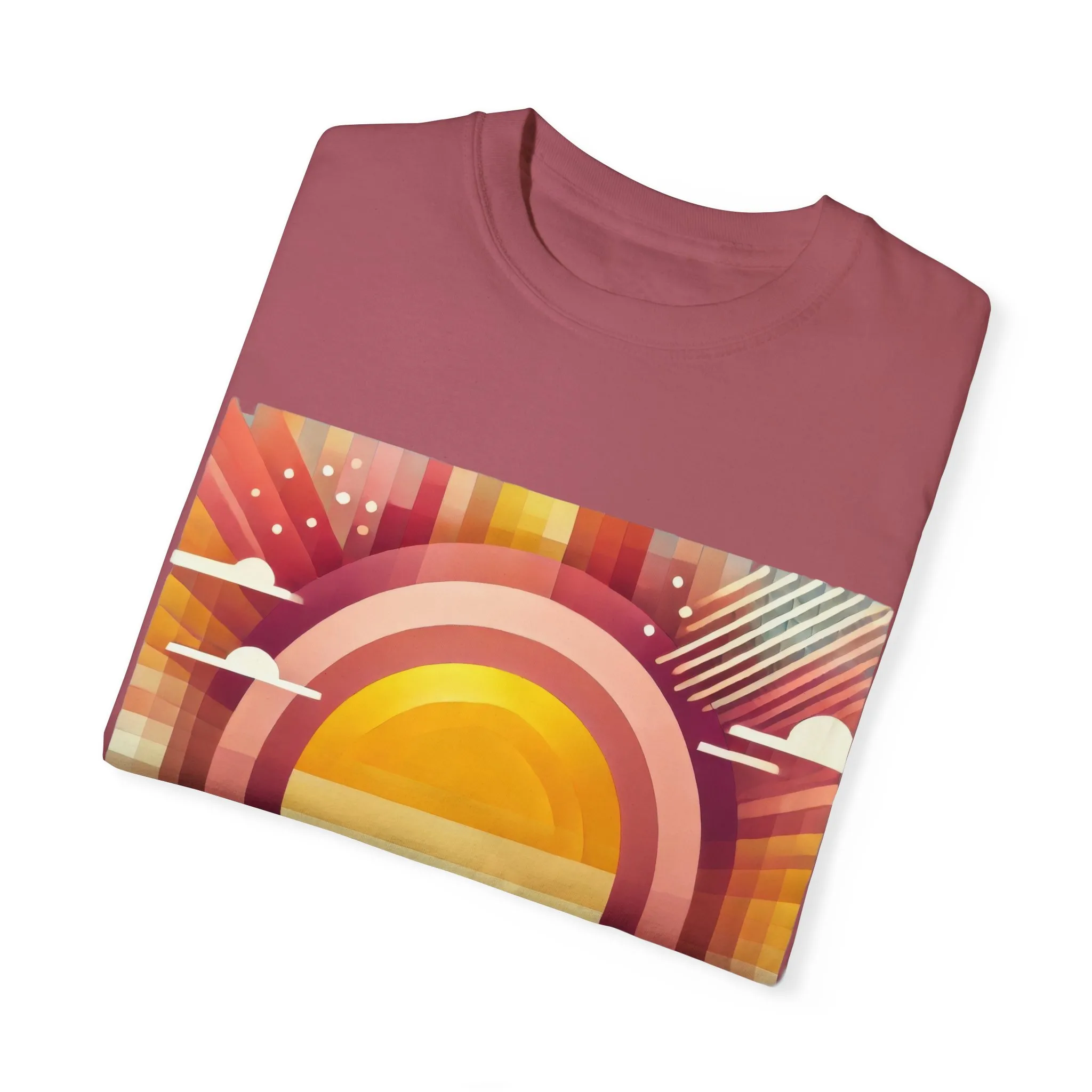 Retro Sunset Unisex T-Shirt - Beach Vibes Tee for Summer Adventures - Image 30