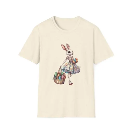 Easter Bunny Softstyle Unisex T-Shirt - Cute Spring Design for Holiday Celebrations - Image 21